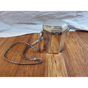 Vtge Silver Comeco Taiwan Hexagon‎ Purse Read